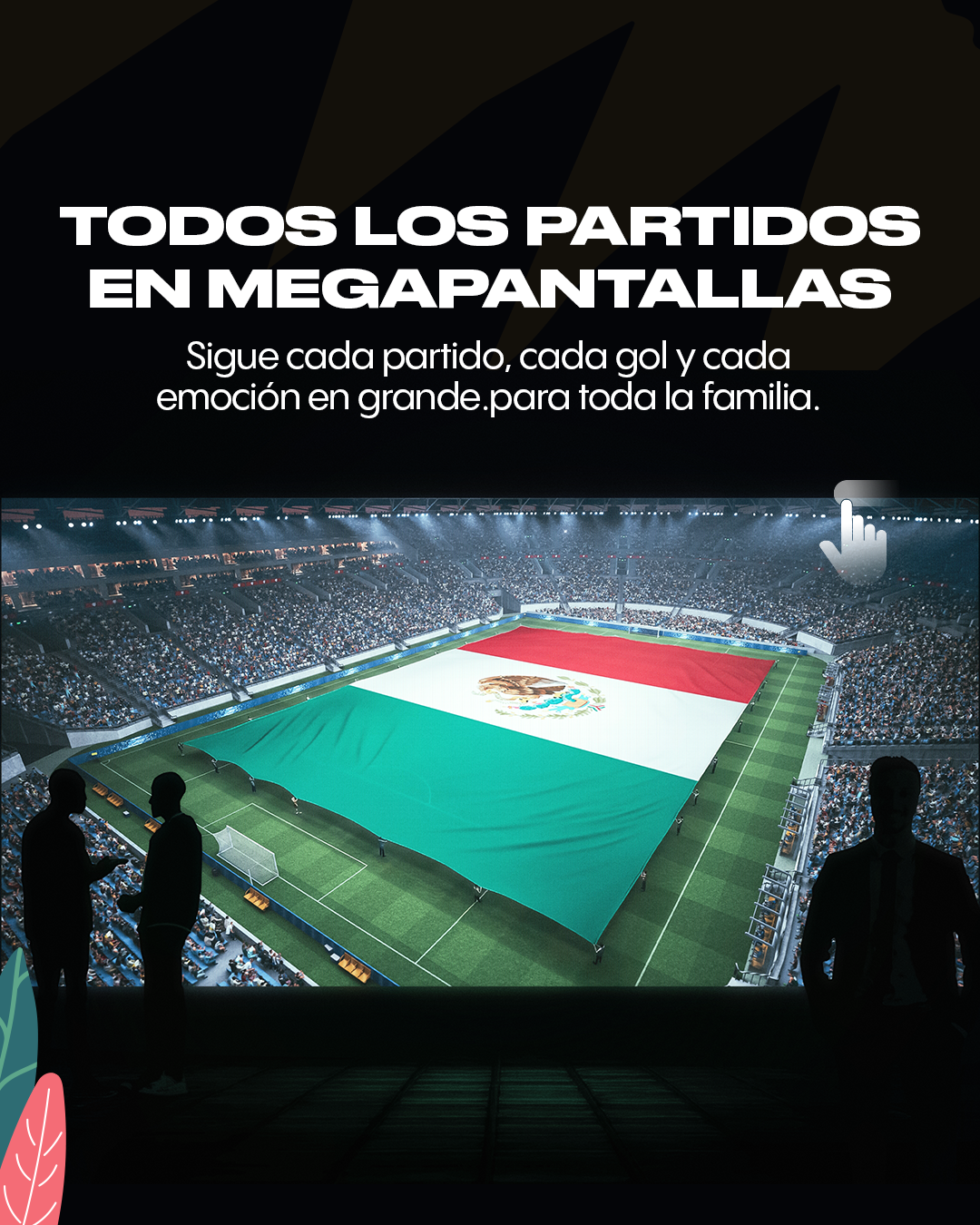 Todos los partidos en pantalla gigante logo